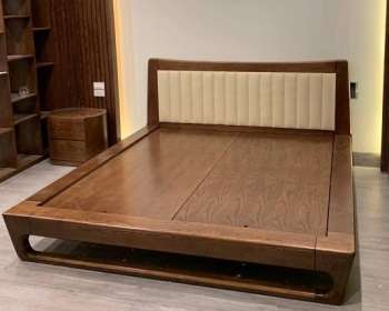 giường ngủ kiểu nhật gỗ sồi nga cao cấp TT01